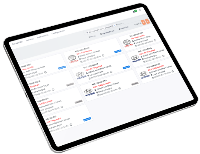 Software de Gestión de Reparación Automotríz